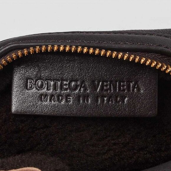 Bottega Veneta Dark Brown Leather/Shearling Mini Jodie Bag - Picture 6 of 11